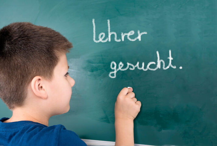 Lehrer gesucht.