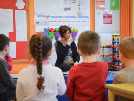 230116_Schulbesuch Ministerin Klinkenberg GS Kelmis_(c) Kabinett Klinkenberg (22)