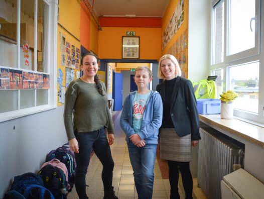 230116_Schulbesuch Ministerin Klinkenberg GS Kelmis_(c) Kabinett Klinkenberg (33)